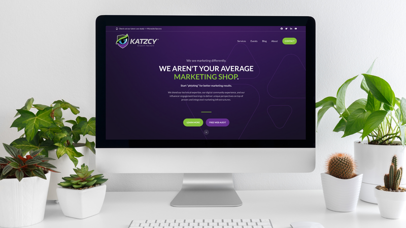 UI redesign for Katzcy Consulting